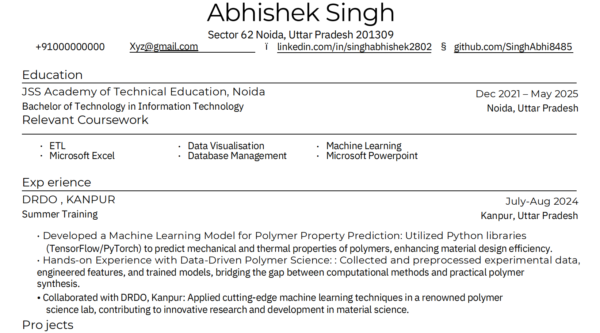 SnapFolio ProfessionalCV