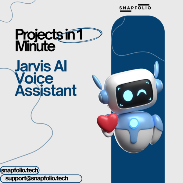 Jarvis AI – Your Smart Voice Assistant by SnapFolio! 🎙️🤖